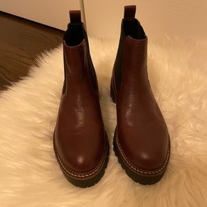 Caslon brown waterproof ankle boots